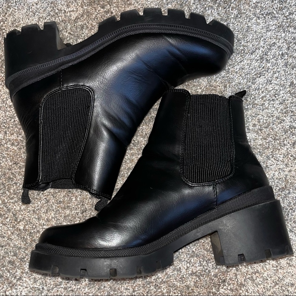 Womens Cai Double Gore Combats Boots - Universal Thread, Black 8.5